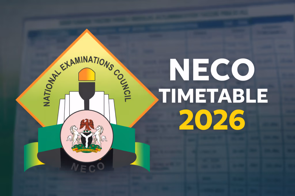 Neco timetable 2026