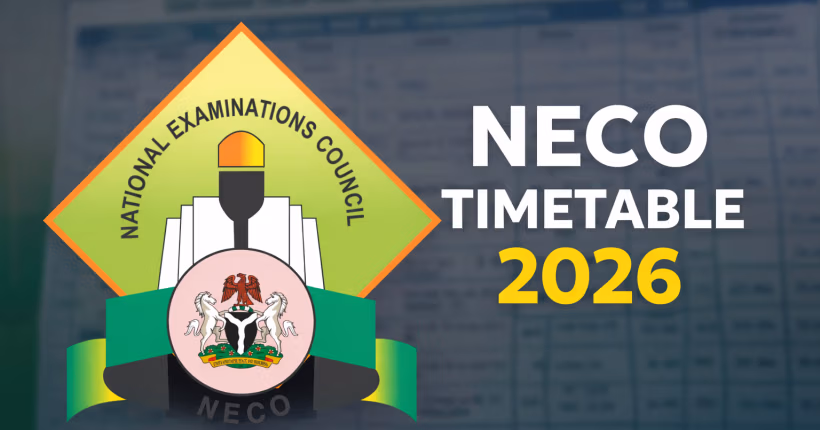 NECO Timetable 2026