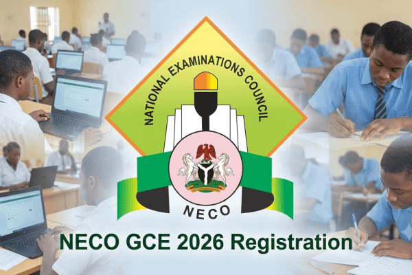 Neco gce 2026 registration